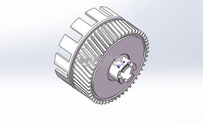 SolidWorks中离合器零件图与装配图的机械设计实践